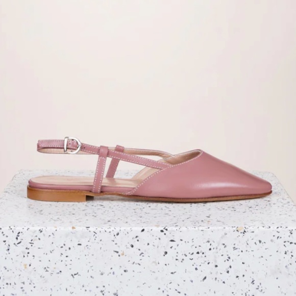 Capri slingback in dusty rose - Picture 1 of 6